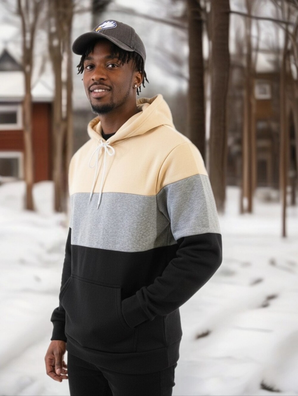 Men's Colorblock Hoodie XL